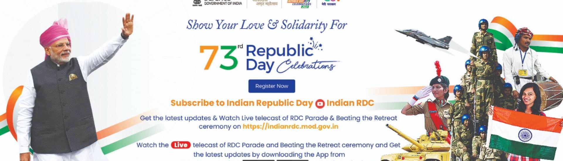 73rd republic day celebration